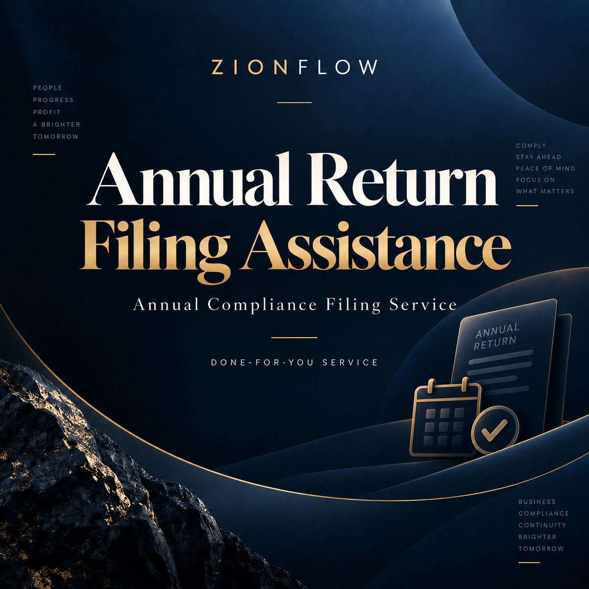 ZionFlow Annual Return Filing Assistance
