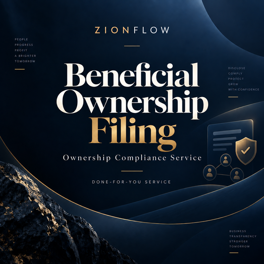 ZionFlow Beneficial Ownership Filing Assistance