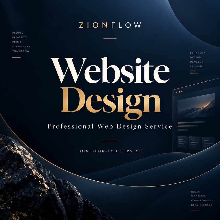 ZionFlow Website Design service cover